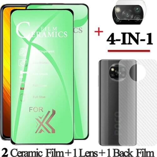 Ceramic Film poco-x3 screen protector xioami poco x3 tempered film pocofone x3 nfc Protective Film for xiaomi poco x3 not glass