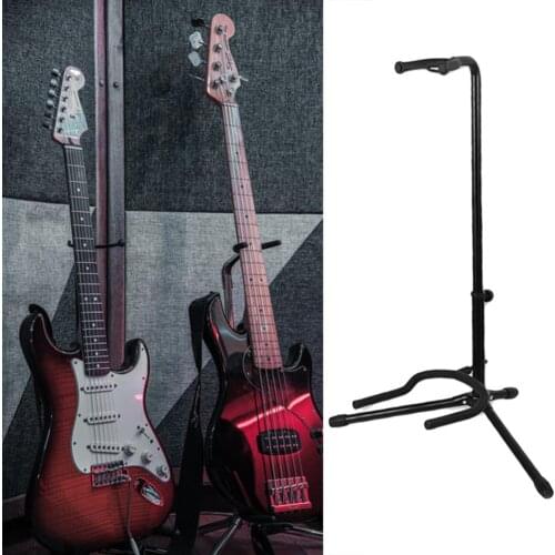 Durable Guitar Stand Wear-resistant Folk Guitar Floor Stand Holder Lute Bass Musical Instrument Bracket Guitar Rack