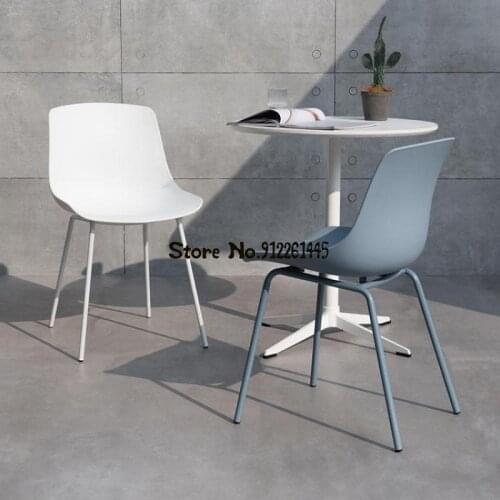 Home Restaurant Simple Modern Nordic Ins Dining Chair Net Red Chair Thick Backrest Leisure Conference Chair