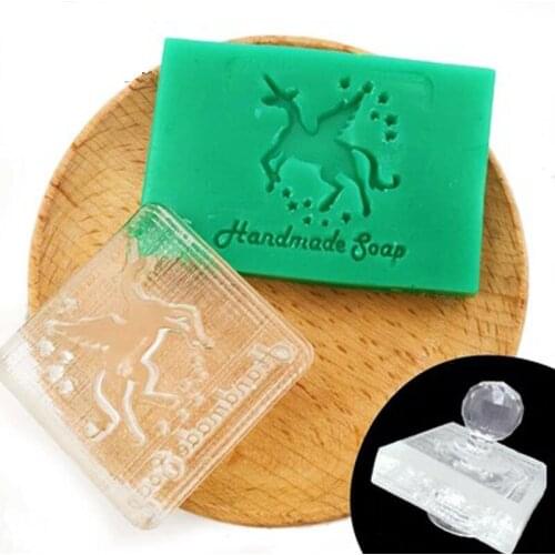 Snowman chick Pattern Stamp Home Cleaning Natural Seal Acrylic Transparent Imprint Soap Stamp For Handmade Making Chapter