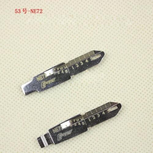 NO.53 NE72 Replacement Key Blade for Peugeot 206.207 Car Key Blanks for Citroen C 2.0 Picasso with scale mark