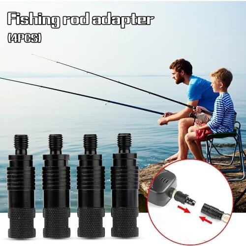 4pcs Carp Fishing Connector Pod Quick Release Connector Easy To Install To Bank Aluminum alloy Rod Stick Bite Alarms
