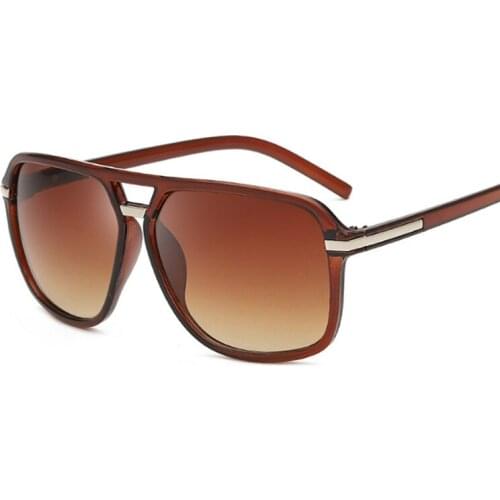 Brand Designer Square Sunglasses Women Driver Shades Male Retro Big Frame Sun Glasses Mirror Gradient Vintage Oculos De Sol