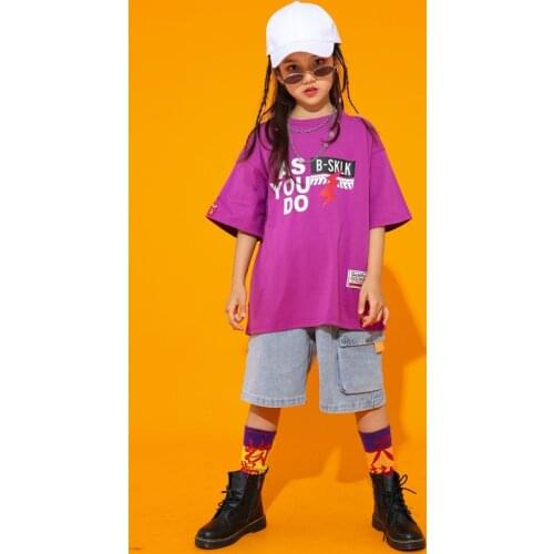 Children Hip Hop Clothing Sweatshirt Top Crop Shirt Camouflage Casual Pants for Girl Dance Costume Ballroom Dancing Clothes Wear