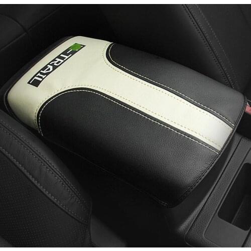 Car Central armrest box Artificial Leather cover accessories Interior For Nissan X-Trail X Trail 2014 - 2019