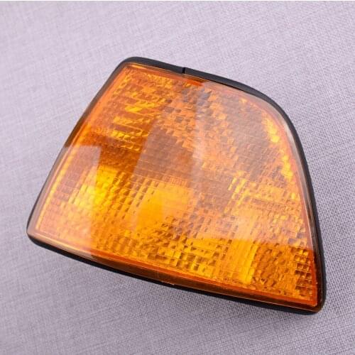 Yellow Left Turn Light Housing Corner Lens Signal Parking Lamp Shell Fit for BMW E36 318i 328i 320i 325i M3 4DOOR 63138353279