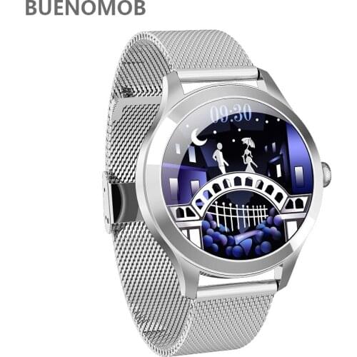 BUENOMOB 2020 NEW FASHION Smart Watch Women Full Touch IP68 Waterproof Heart Rate Monitor Sleep Monitoring Fitness Bracelet Sma