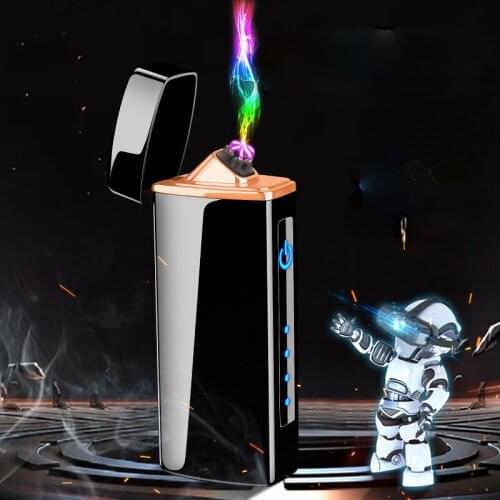 Six-wire High Power Arc High-end USB Rechargeable Lighter Point Cigar High-end Lighter Smoking Accessories for Weed Gift for Men