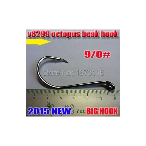 2015big hooks fishing hook octopus beak hooks size:9/0# high carbon steel quantity:25pcs/lot Professional quality