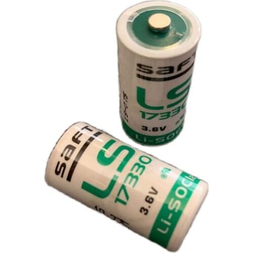 2pcs/lot SAFT LS17330 3.6V 2/3A Disposable Non-rechargeable PLC Batteries Cell LS 17330 for Detector Gas alarm lithium batteries