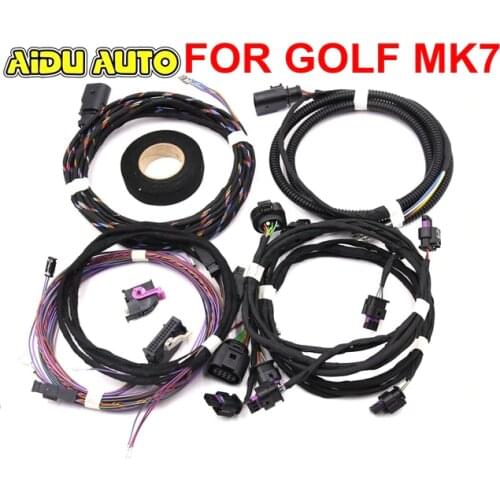 Auto Parking Front and Rear 8K 12K PLA PDC OPS Install Harness cable wire For VW Golf 7 MK7 VII