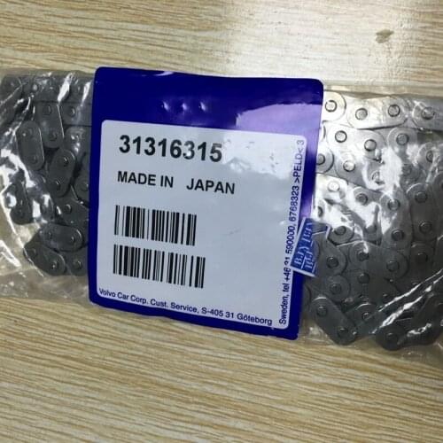 CAR chain 2007-2018vol voxc60 v70 v60 s80l s80 s60 timing chain transmission chain engine oil pump chain oil pump balance shaft
