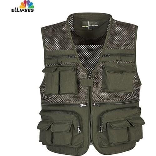 Ellipses Men's Vests With Pockets