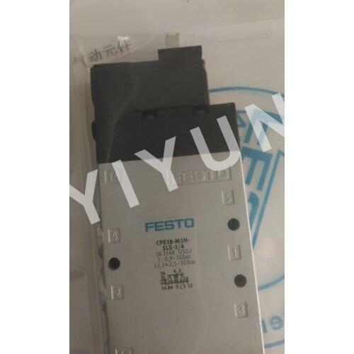 CPE18-M1H-3OL-1/4 163140 CPE18-M1H-5/3G-QS-10 170259 CPE18-M1H-5LS-1/4 163146 FESTO Solenoid valve Pneumatic components