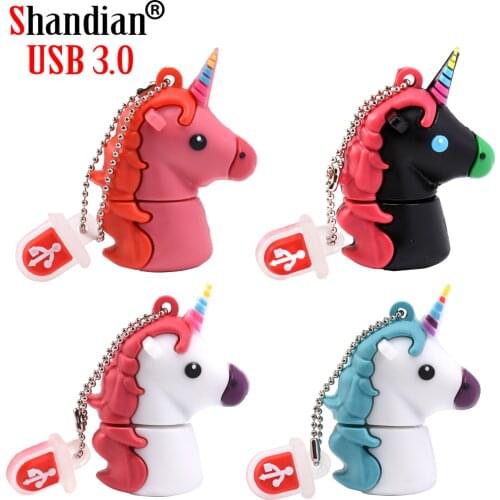 SHANIDNA Cartoon USB Flash Drive Pendrive 4GB 16GB 32GB 64GB Waterproof Pen Drive USB 3.0 USB Disk Memory Stick Flash Drive