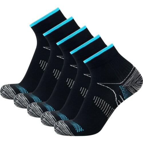 Summer Hot Sale High Quality 5 Pairs Of Men Women Light Compression Sports Running Socks Sports Running Socks Dropshipping
