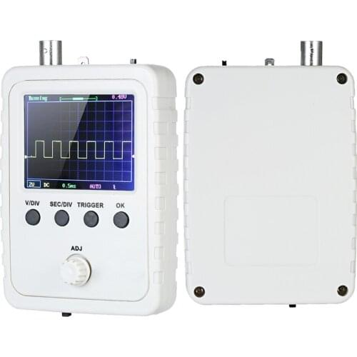 Digital Oscilloscope Kit with Power Adapter and BNC-Clip Cable Probe DS0150 (Assembled Finished Machine) 2.4-inch TFT