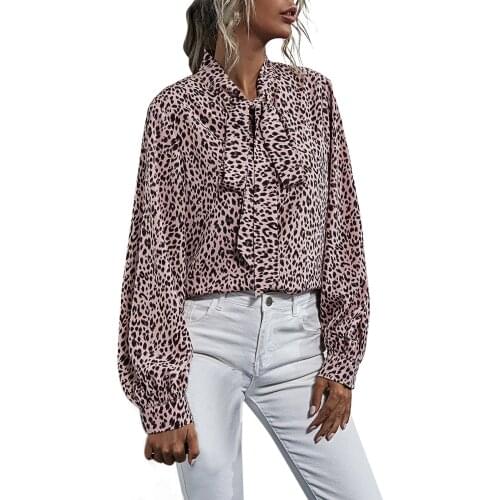 LNCDIS Leopard Blouses China