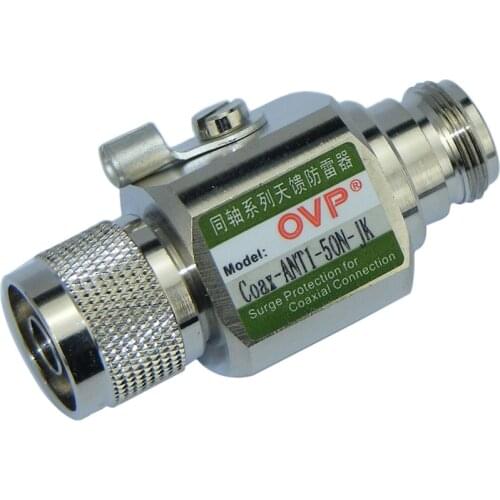 N Type Antenna Feeder Lightning Arrester Intercom Relay Lightning Protector 0-3G Antenna Signal Lightning Protector