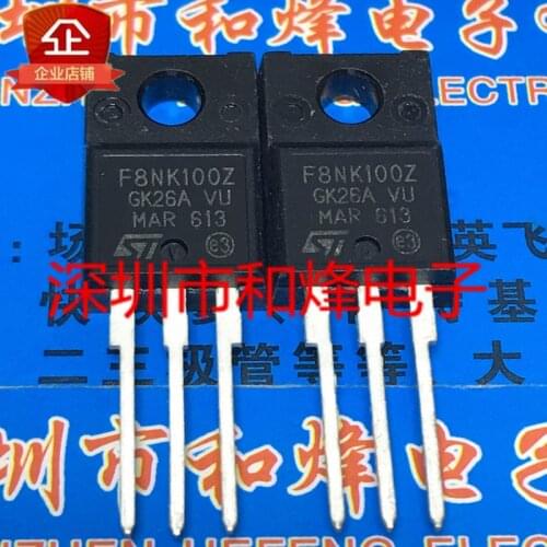 Original 10pcs/ F8NK100Z STF8NK100Z TO-220F 1000V 6.5A