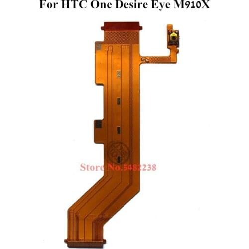 Original LCD Motherboard Connector Power button Flex cable For HTC ONE Desire EYE M910X mainboard Data transmission tape Ribbon