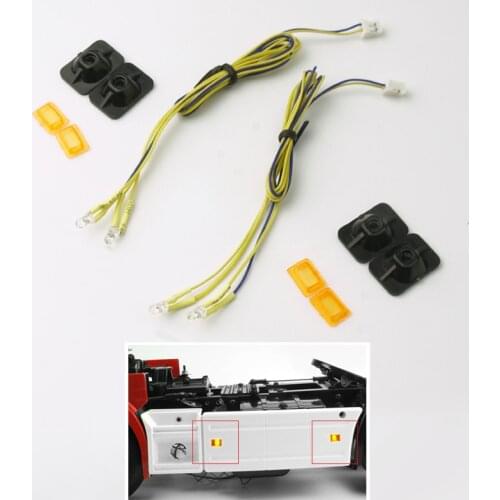 LESU 1/14 Side Cab Light Parts for DIY RC Scan R620 R470 Tractor Truck Model TH13439-SMT3