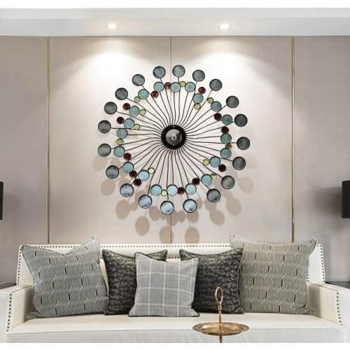 European Style Wall Hanging Decoration Mediterranean Wrought Iron Wall Decoration Loft Creative Home Wall Decoration