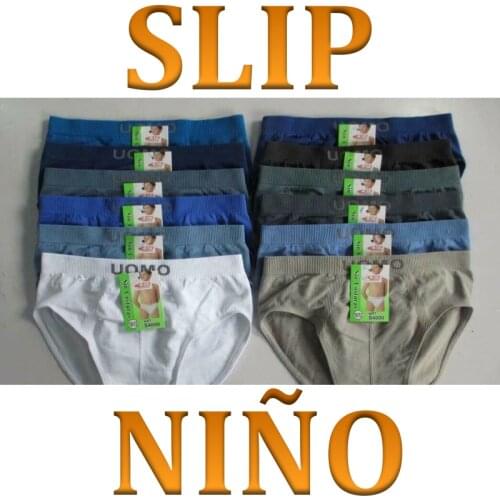 Lot/PACK of 12 SLIP boy size 6-8 10-12 14-16 years old boxer shorts elastic Lycra underwear shipping 24h