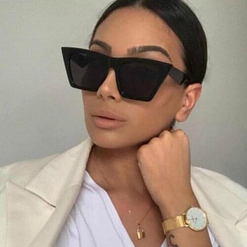 Fashion Square Sunglasses Women Oversized Designer Luxury Man Cat Eye Sun Glasses Classic Vintage UV400 Outdoor Oculos De Sol
