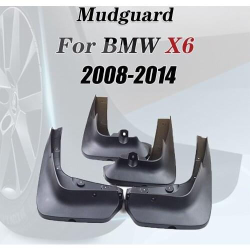 Front Rear Mudflap for BMW X6 E71 2008~2014 Fender Mud Guard Flap Splash Flaps Mudguards Accessories 2009 2010 2011 2012 2013