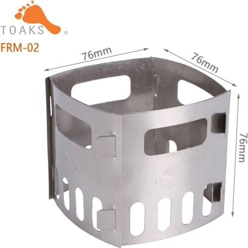 TOAKS Outdoor Ultralight Titanium Pot Stand for Outdoor Camping Hiking Picnic Stove Alcohol Stove Rack Camping Stove Accessory