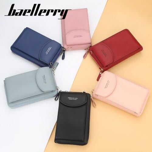 2020 Women Wallet Brand Cell Phone Wallet Big Card Holders Wallet Handbag Purse Clutch Messenger Shoulder Straps Bag