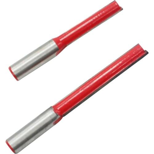 1pc 1/2 Shank Extra long 3" Blade 1/2" Cutting Dia Straight Router Drill bit cutter Tenon Cutter for Woodworking particleboard