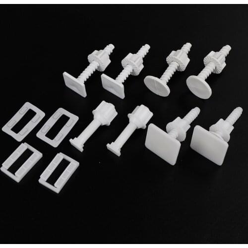 4pcs Toilet Seat Hinge Bolts Replacement Screws Fixing Fitting Kit Repair Tools