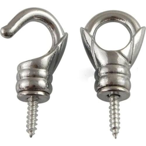 40pcs Overhead Hooks Cabinet Floor Hooks Porch Wardrobe Hook Lantern Mosquito Net Ceiling Hooks Small Elephant Trunk Shaped Hook