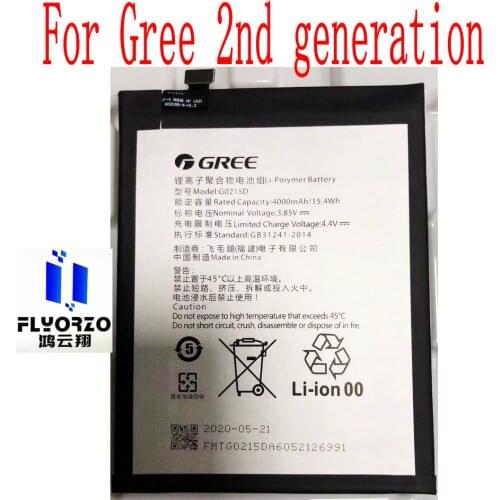New High Quality 4000mAh G0215D Battery For Gree 2nd generation Mobile Phone
