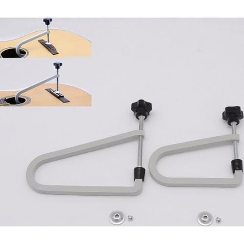 Acoustic Guitar Accessories Bridge Clamp / Cast Steel Deep Throat Clamp / Deep Reach C-Clamp Guitar Repair Tool
