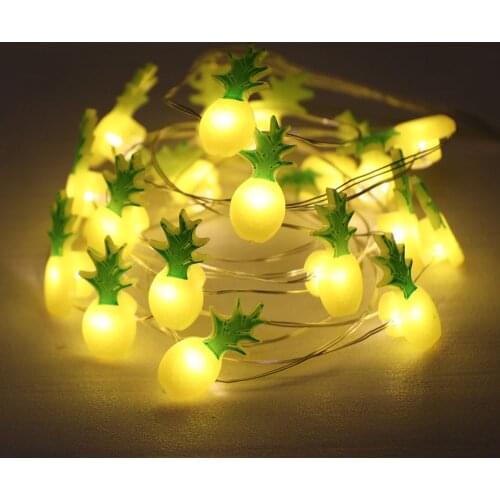 Pineapple LED Copper Wire String Lights Waterproof Holiday lighting For Fairy Christmas Tree Wedding Party Decoration Light