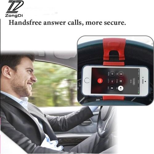 ZD Car Steering Wheel Clip Mount phone GPS Holder For BMW e46 e39 e36 Audi a4 b6 a3 a6 c5 Renault duster Lada granta accessories