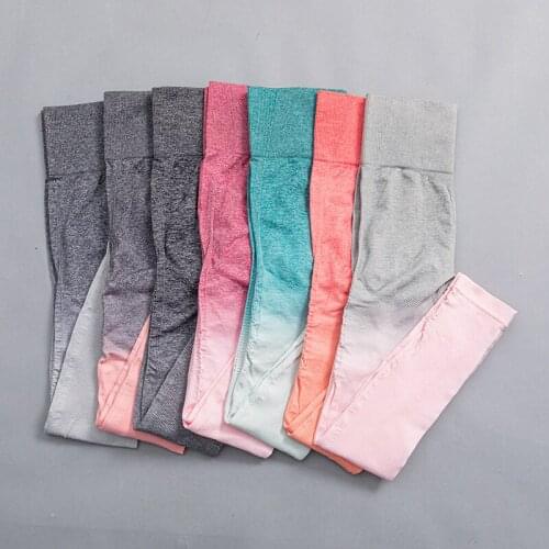 Women Seamless Gym Leggings Sport Quick Dry Fitness Squat Proof Sports Tights High Waist Yoga Pants Push Up Workout Leggings