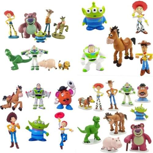 Toy Story 4 Cartoon Figure Toy 2019 Woody Buzz Lightyear Jessie forky Doll action figure Children Gift
