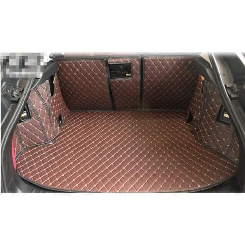 Best quality & Free shipping! Full set trunk mats for BMW 5 Series GT F07 2016-2010 durable Easy to clean cargo liner carpets
