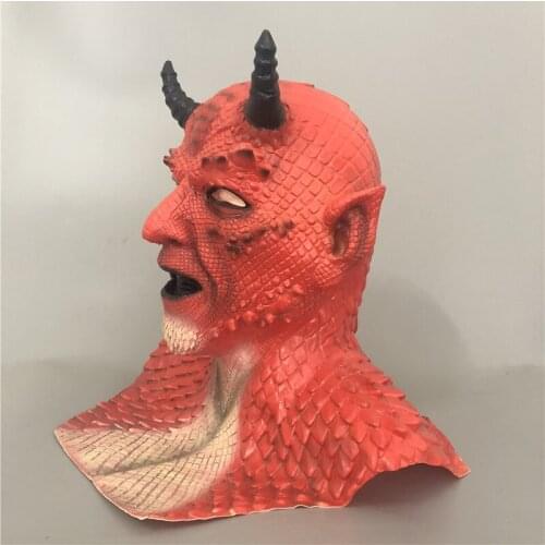 Diablo Mask Xmas Game Boss King of Lies Belial Berry Air Demon Mask Headgear Gloves Accessory