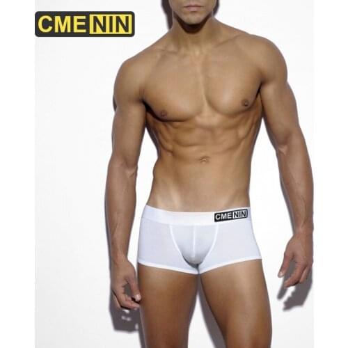 CMENIN Cotton Sexy Boxer Mans Underwear Men Low Waist Mens Underpants Boxershorts Men Innerwear Transparent CM6602