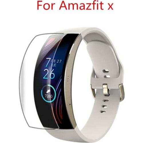 Soft TPU Smartwatch Protective Film Guard For Amazfit X Smart Watch Band Wristband Full Screen Protector Cover Accessories