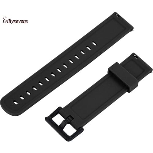 Soft Apple Watch Band Silicagel Smart Watch Wrist Strap Band For Xiaomi Huami Amazfit Bip Youth Watch Bk Watchbands