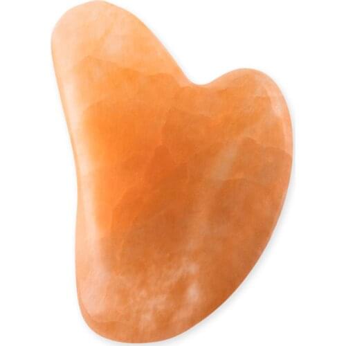 Natural selenite stones Guasha Board Natural Stone Scraper Chinese Gua Sha Tools For Face Neck Back Body Acupuncture Pressure