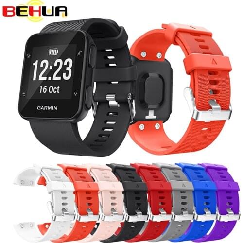 New Fashion Silicone Strap Watchband for Forerunner 30 Wrist strap wristband bracelet for Garmin Forerunner 35 smart Watch band