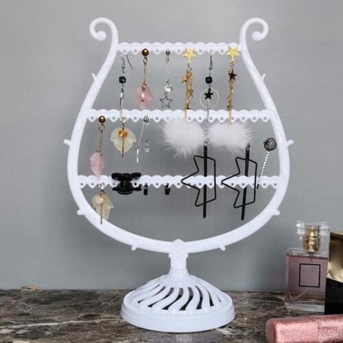 Antler Tree Shape Jewelry PP Organizer Plastic Jewelry Storage Rack Necklace Earrings Holder Display Stand Jewelry Storage Racks