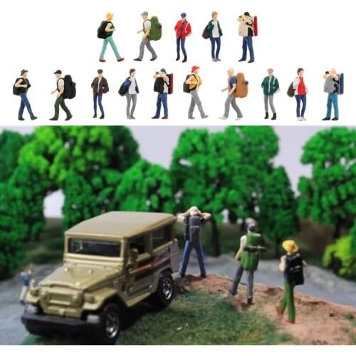 Resin 1/64 Scale Figures Diorama Scene Model Kit Figurine Layout Decoration